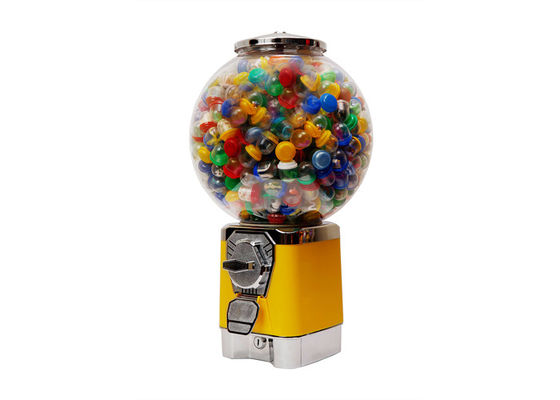 商業gumballの自動販売機のPC 45CMの黄色の金属はカスタマイズします